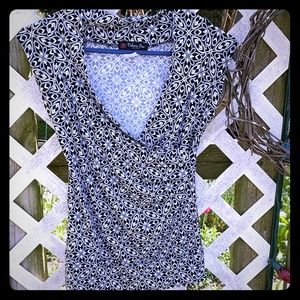 Volume One Black and White Top